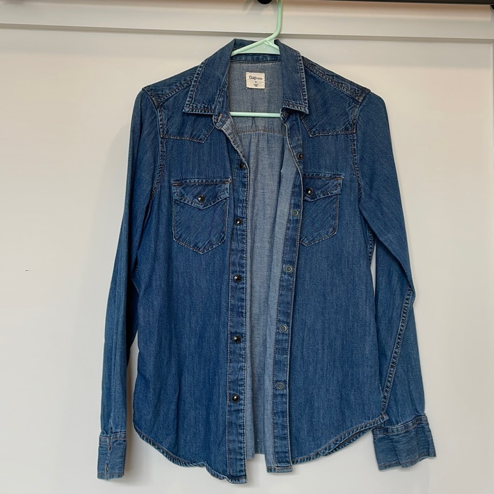 Gap western shirt SMALL